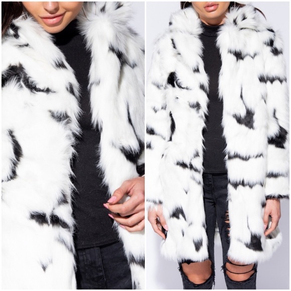 SALE! LAST Eva | Luxurious Faux Fur Coat - Picture 3 of 6